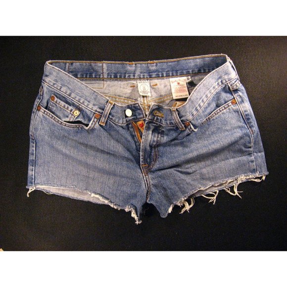 Lucky Brand Pants - Lucky Brand Womans CUTOFF JEAN SHORTS W 32 Size 14 Hot Pants Daisy Dukes